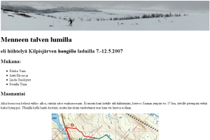 Kilpisjärvi 2007